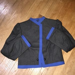 Vintage Louis Feraud SZ 6 Wool Jacket Paris